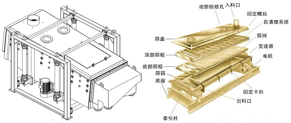 產(chǎn)品內(nèi)部部件結(jié)構(gòu)圖紙展示