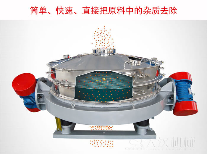 直排篩可用于粉末、顆粒的粗略篩分和除雜